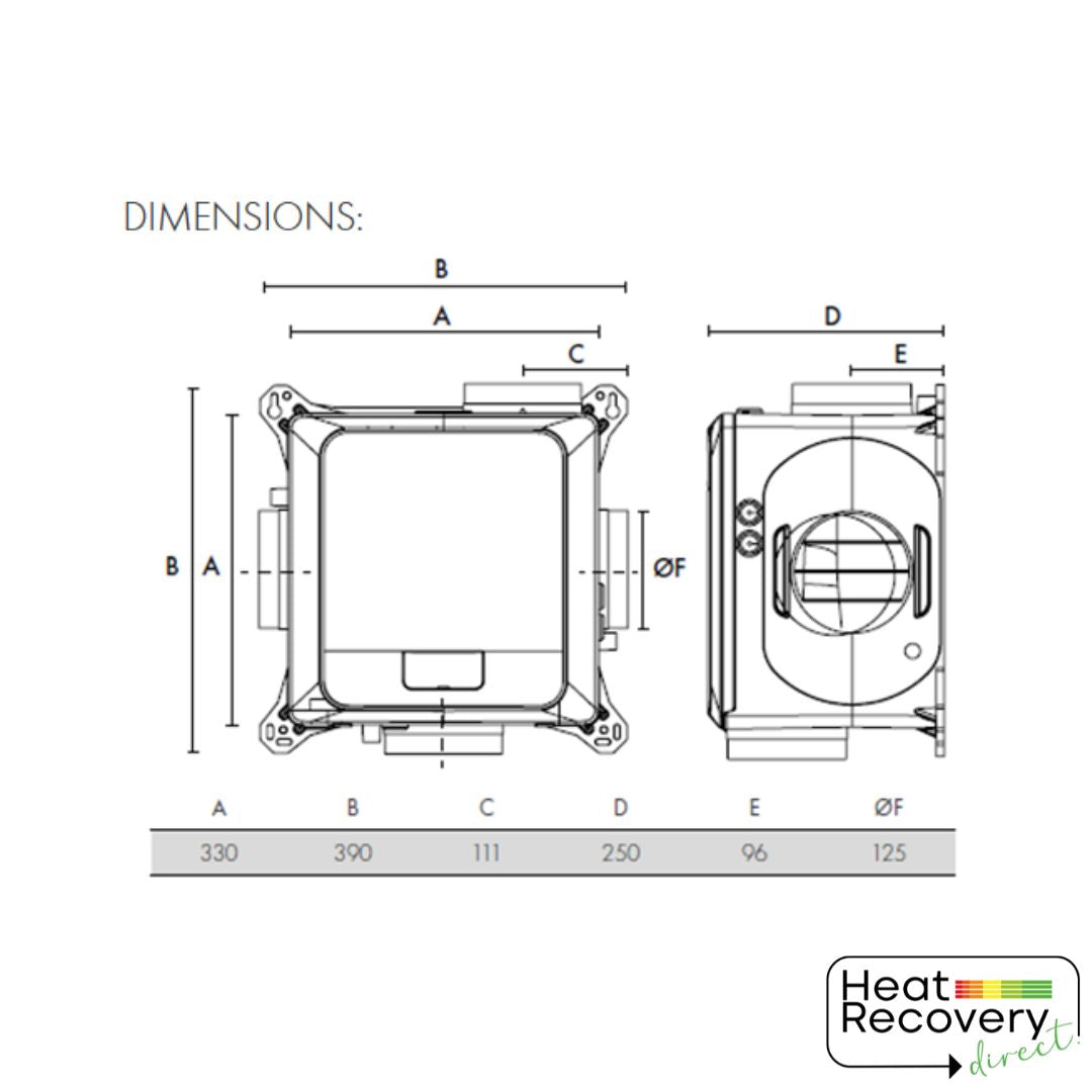 Vent-Axia - Lo-Carbon MVDC-MSH (WITH HUMIDITY SENSOR)