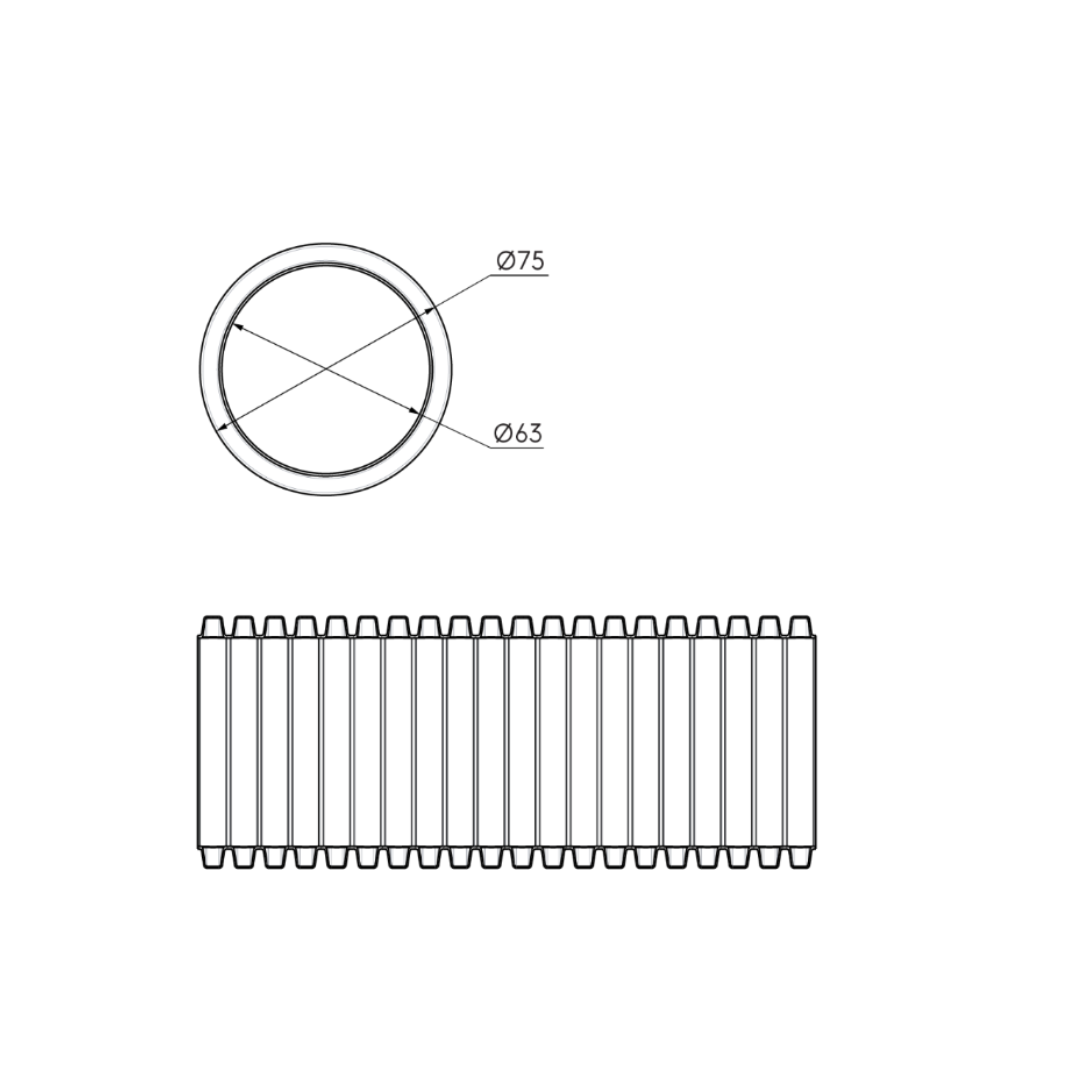 75mm Semi-Rigid Radial Pallet