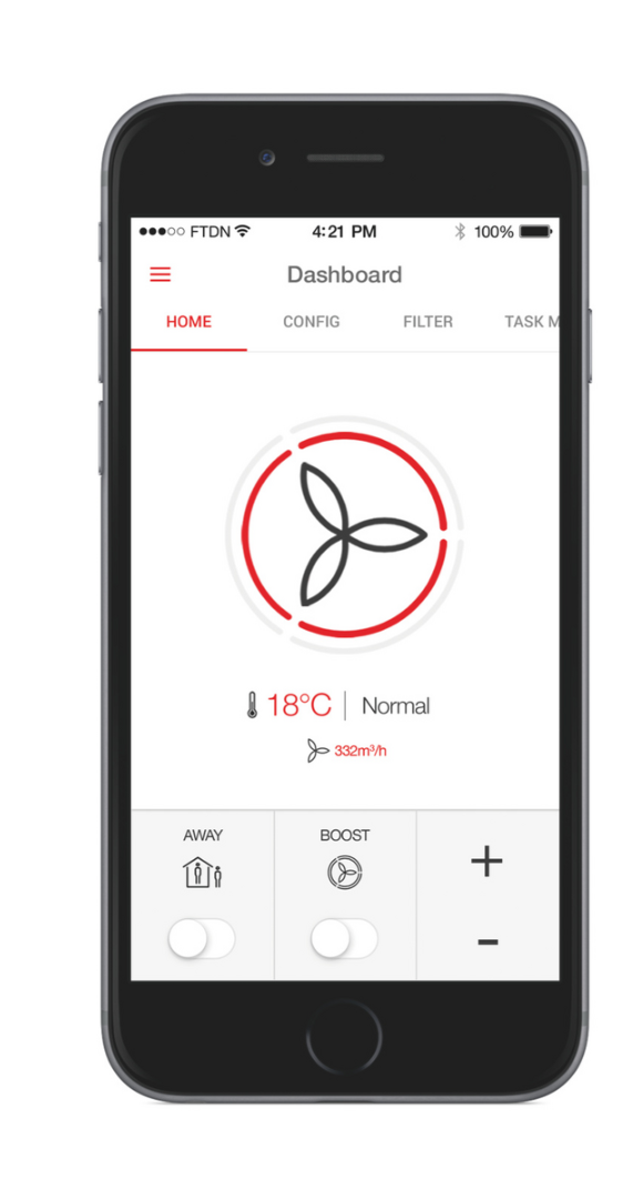 Zehnder ComfoAir Q350 Left hand