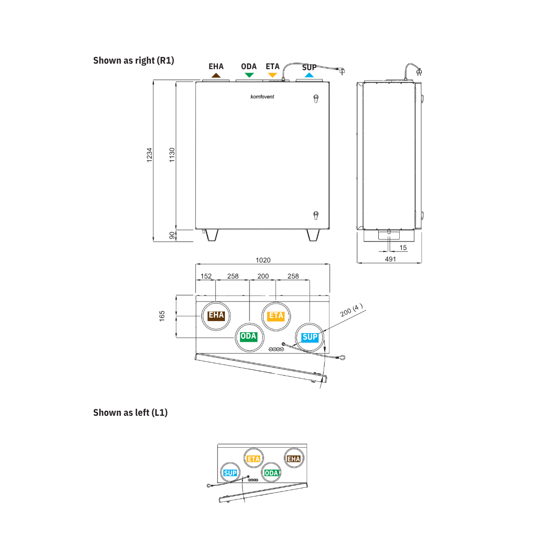 Domekt CF 700 V C6M Size