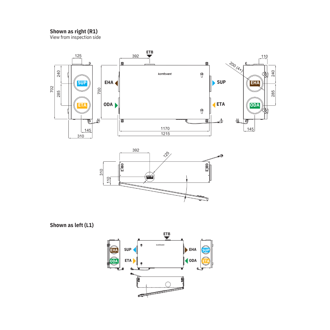 Domekt R 400 F C6M size
