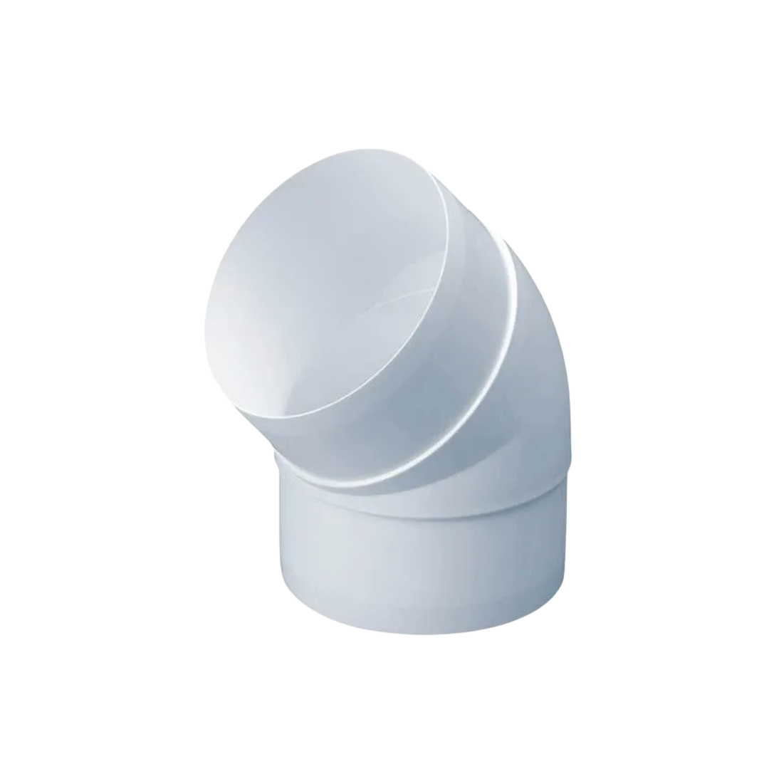 PVC 125mm 45° bend