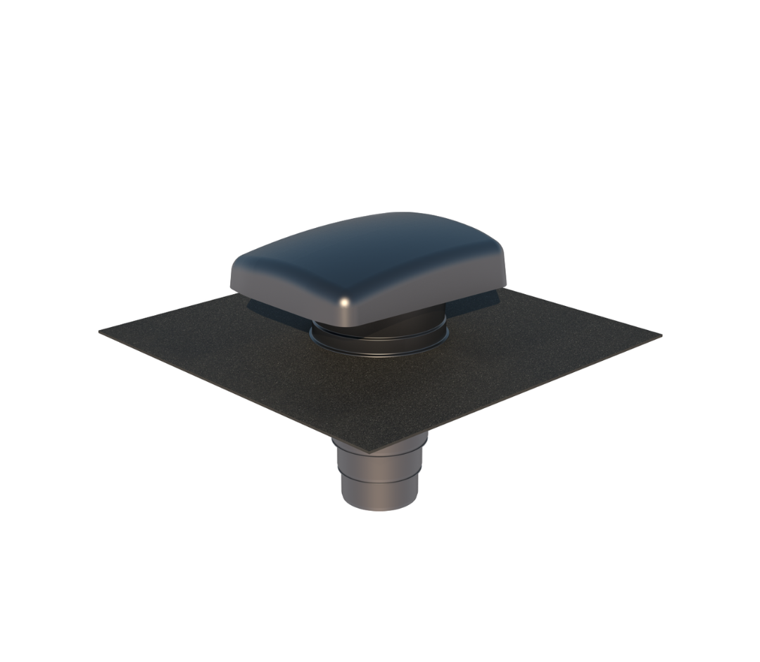 Ventilation Tile Hooded Universal UB41 + Adaptor Anthracite