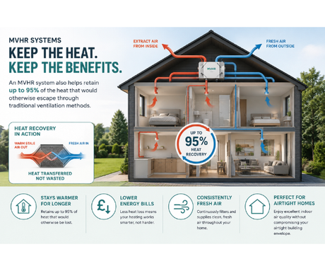 Airtightness and MVHR Systems: Why Air Sealing Matters