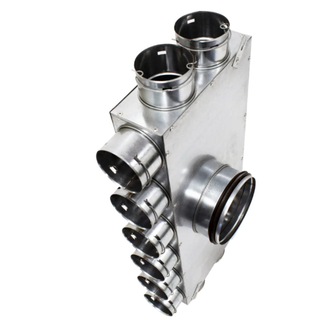 10 Point Top Entry Distribution box (90mm) – Heat Recovery Direct