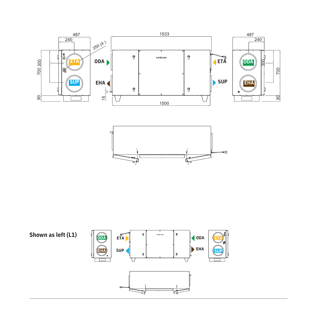 Domekt CF 700 H C6M size