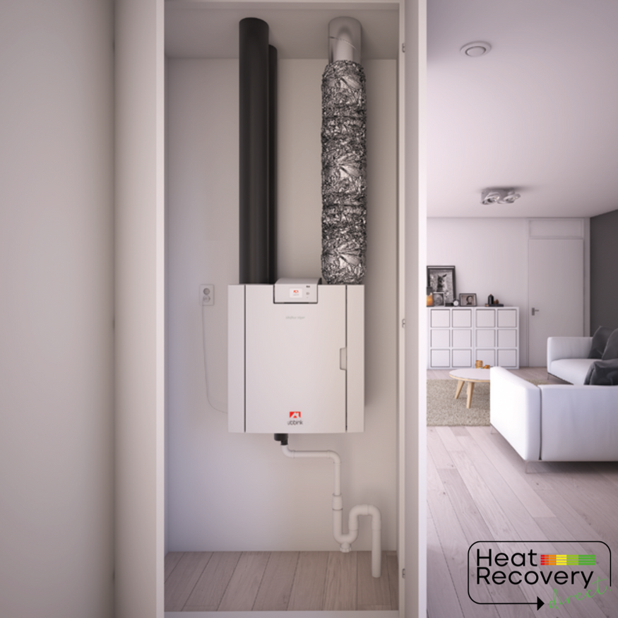 MRXBOXAB-ECO2B Wall Mounted MVHR - Heat Recovery Direct