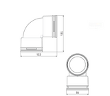 Air Excellent AE34C Bend 90° 2
