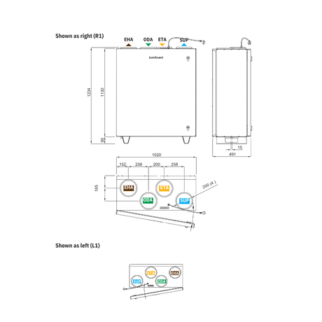 Domekt CF 700 V C6M Size