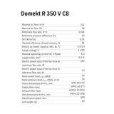 Domekt R 350 V C8 Specs