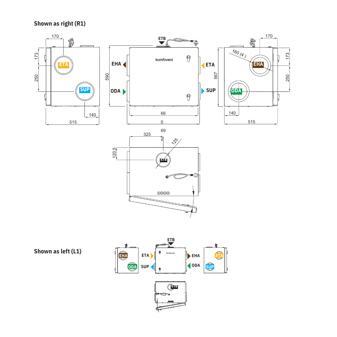 Domekt R 400 H C6M Size