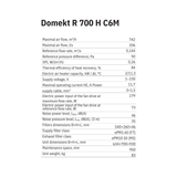 Domekt R 700 H C6M MVHR System Specs