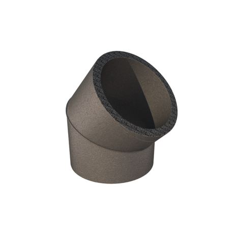 Ubbink Aerfoam 125mm Bend 45°