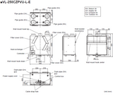 Mitsubishi VL-250 10-Point Heat Recovery (MVHR) Kit