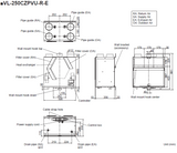 Mitsubishi VL-250 10-Point Heat Recovery (MVHR) Kit