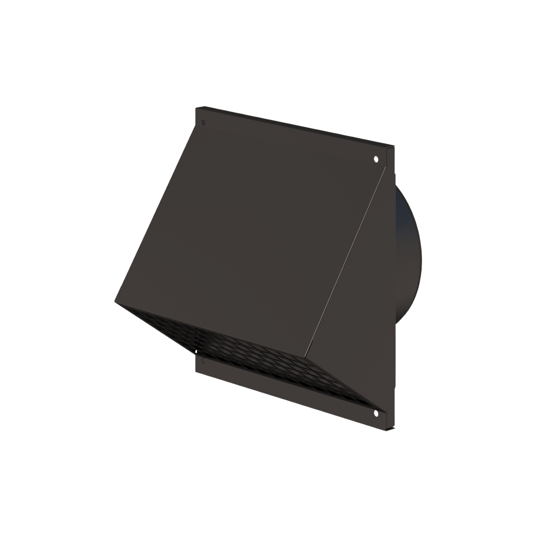 Wall Terminal 125mm Black