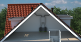 Ventus Roof Terminal 160-150 Pitched Roof