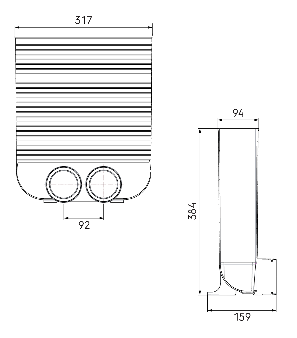 Air Excellent AE34C Floor Grille Adaptor